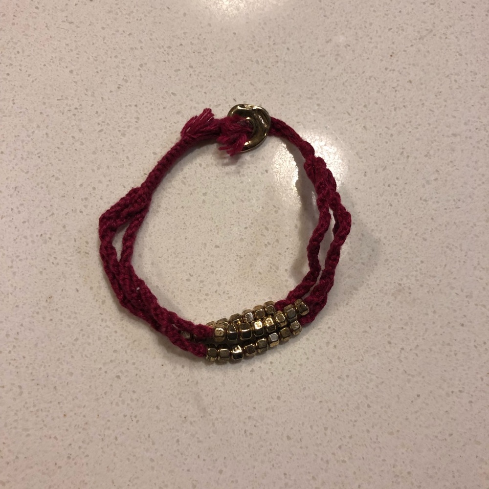 Maroon & Gold American Eagle Outfitters Bracelet